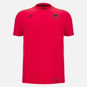 Albanië Nationaal Team FSHF 2026/27 Heren_x0092_s Sport Rood T-shirt Athleisure