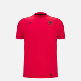 Albanië Nationaal Team FSHF 2026/27 Junior Sports Rood T-shirt Athleisure