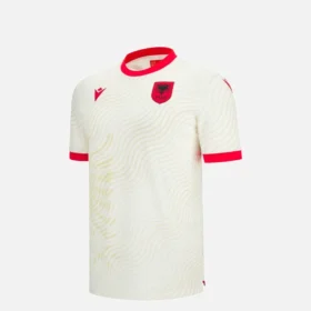 Albanië Nationaal Team FSHF 2026/27 Junior Uitwedstrijdsportshirt