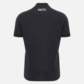 Albanië Nationaal Team FSHF 2026/27 Reispoloshirt voor volwassenen, zwart