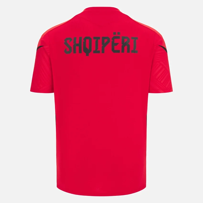 Albanië Nationaal Team FSHF 2026/27 Rood Trainingsoverhemd voor volwassenen Albanië Nationaal Team FSHF 2026/27 Rood Trainingsoverhemd voor volwassenen