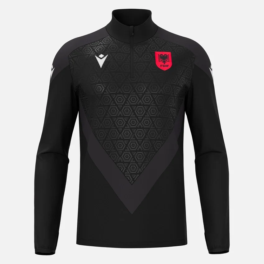Albanië Nationaal Team FSHF 2026/27 Trainingsshirt met 1/4 rits Albanië Nationaal Team FSHF 2026/27 Trainingsshirt met 1/4 rits