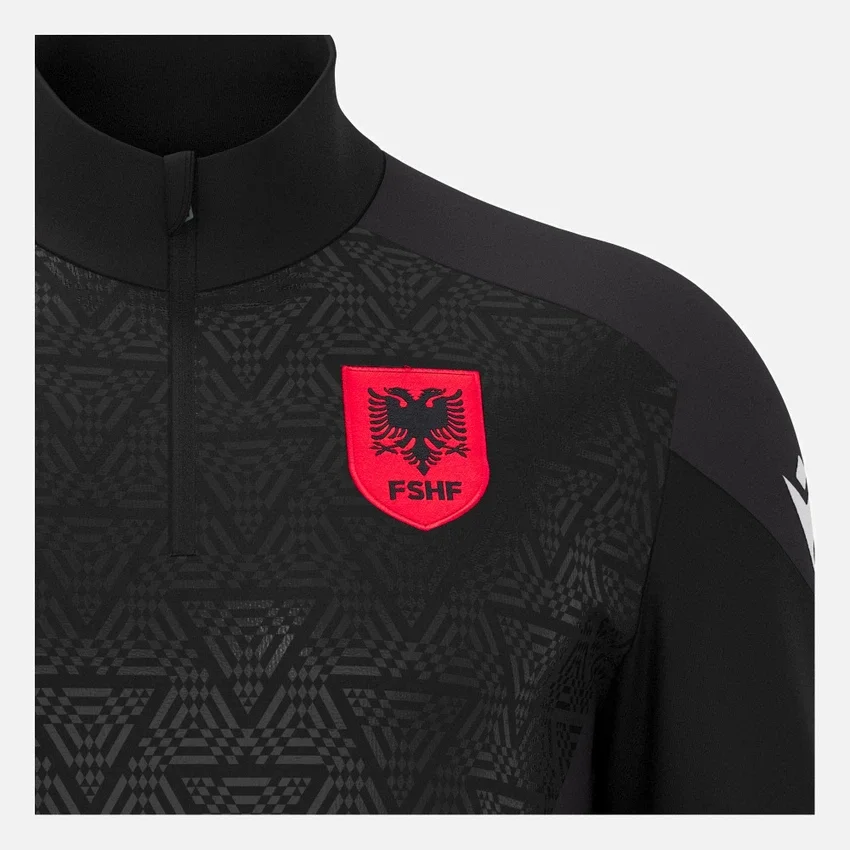 Albanië Nationaal Team FSHF 2026/27 Trainingsshirt met 1/4 rits Albanië Nationaal Team FSHF 2026/27 Trainingsshirt met 1/4 rits