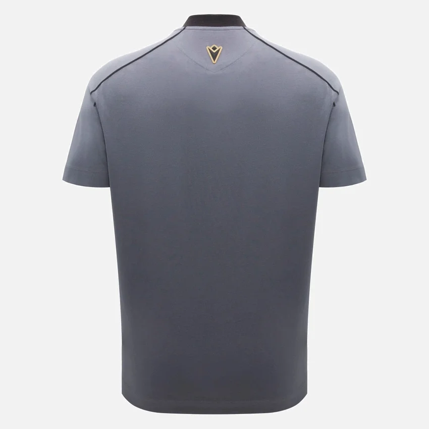 Automobili Lamborghini Squadra Corse grijs sport-T-shirt voor heren Automobili Lamborghini Squadra Corse grijs sport-T-shirt voor heren
