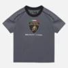 Automobili Lamborghini Squadra Corse grijs sport-T-shirt voor kinderen Automobili Lamborghini Squadra Corse grijs sport-T-shirt voor kinderen