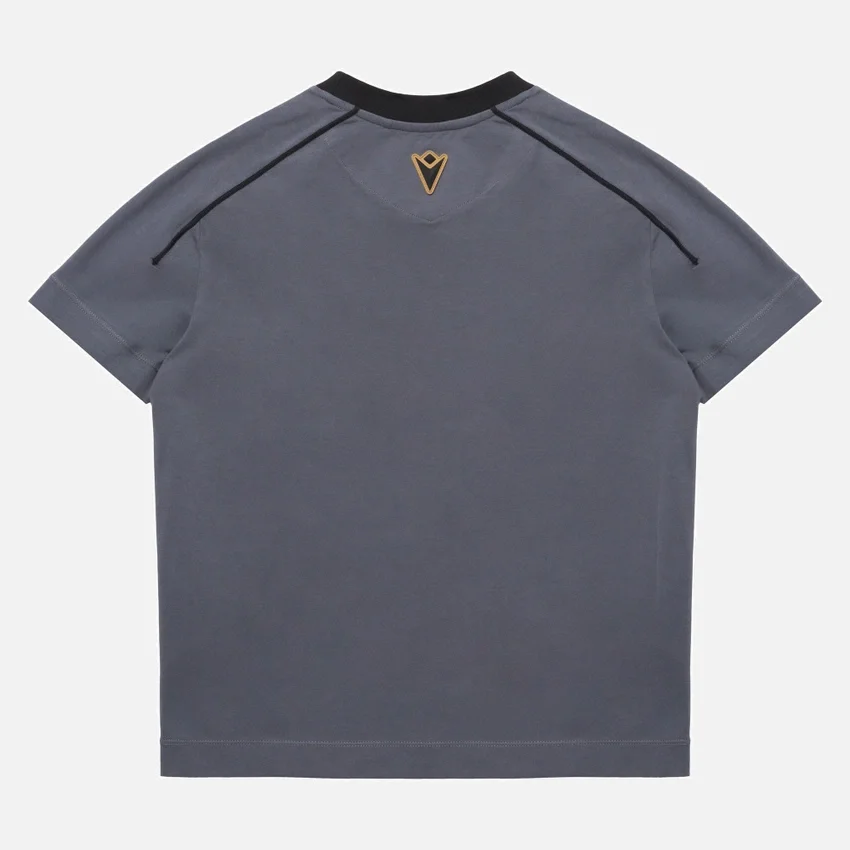 Automobili Lamborghini Squadra Corse grijs sport-T-shirt voor kinderen Automobili Lamborghini Squadra Corse grijs sport-T-shirt voor kinderen