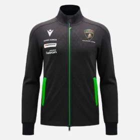 Automobili Lamborghini Squadra Corse herensweatshirt met volledige rits Automobili Lamborghini Squadra Corse herensweatshirt met volledige rits
