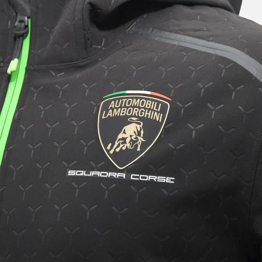 Automobili Lamborghini Squadra Corse Softshell-jas voor heren Automobili Lamborghini Squadra Corse Softshell-jas voor heren