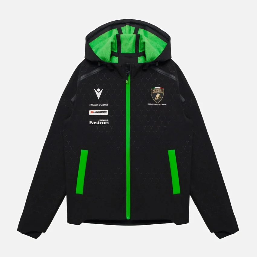 Automobili Lamborghini Squadra Corse Softshell-jas voor kinderen Automobili Lamborghini Squadra Corse Softshell-jas voor kinderen