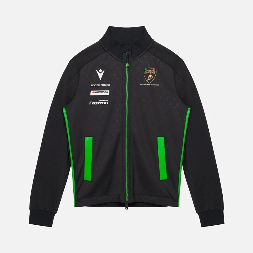 Automobili Lamborghini Squadra Corse Sweatshirt met volledige ritssluiting voor kinderen Automobili Lamborghini Squadra Corse Sweatshirt met volledige ritssluiting voor kinderen