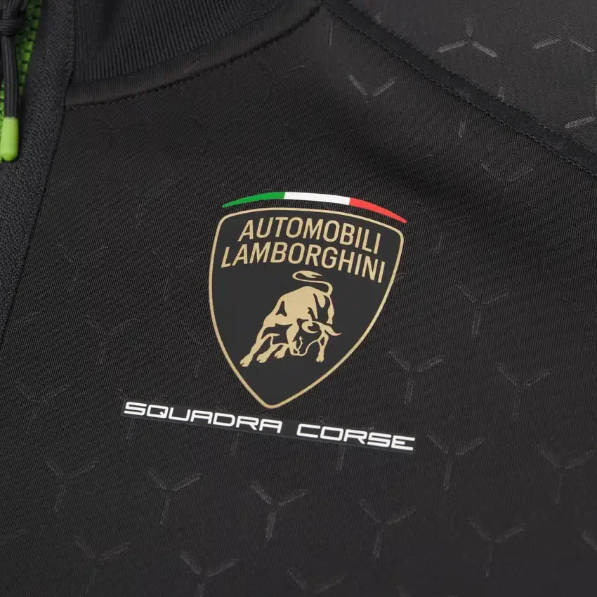 Automobili Lamborghini Squadra Corse Sweatshirt met volledige ritssluiting voor kinderen Automobili Lamborghini Squadra Corse Sweatshirt met volledige ritssluiting voor kinderen