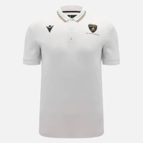 Automobili Lamborghini Squadra Corse Wit poloshirt voor heren