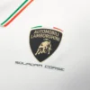 Automobili Lamborghini Squadra Corse Wit poloshirt voor heren