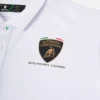 Automobili Lamborghini Squadra Corse Wit poloshirt voor kinderen Automobili Lamborghini Squadra Corse Wit poloshirt voor kinderen
