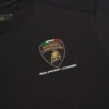Automobili Lamborghini Squadra Corse Zwart driekleurig sport-T-shirt voor kinderen Automobili Lamborghini Squadra Corse Zwart driekleurig sport-T-shirt voor kinderen