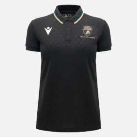 Automobili Lamborghini Squadra Corse Zwart poloshirt voor dames