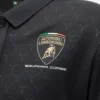 Automobili Lamborghini Squadra Corse Zwart poloshirt voor dames