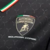 Automobili Lamborghini Squadra Corse Zwart poloshirt voor dames