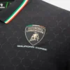 Automobili Lamborghini Squadra Corse Zwart poloshirt voor heren Automobili Lamborghini Squadra Corse Zwart poloshirt voor heren