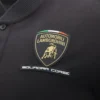 Automobili Lamborghini Squadra Corse Zwart poloshirt voor heren Automobili Lamborghini Squadra Corse Zwart poloshirt voor heren