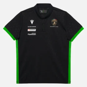 Automobili Lamborghini Squadra Corse zwart poloshirt voor kinderen