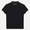 Automobili Lamborghini Squadra Corse zwart poloshirt voor kinderen Automobili Lamborghini Squadra Corse zwart poloshirt voor kinderen