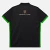 Automobili Lamborghini Squadra Corse zwart poloshirt voor kinderen Automobili Lamborghini Squadra Corse zwart poloshirt voor kinderen