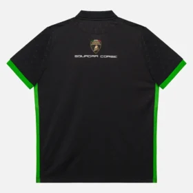 Automobili Lamborghini Squadra Corse zwart poloshirt voor kinderen