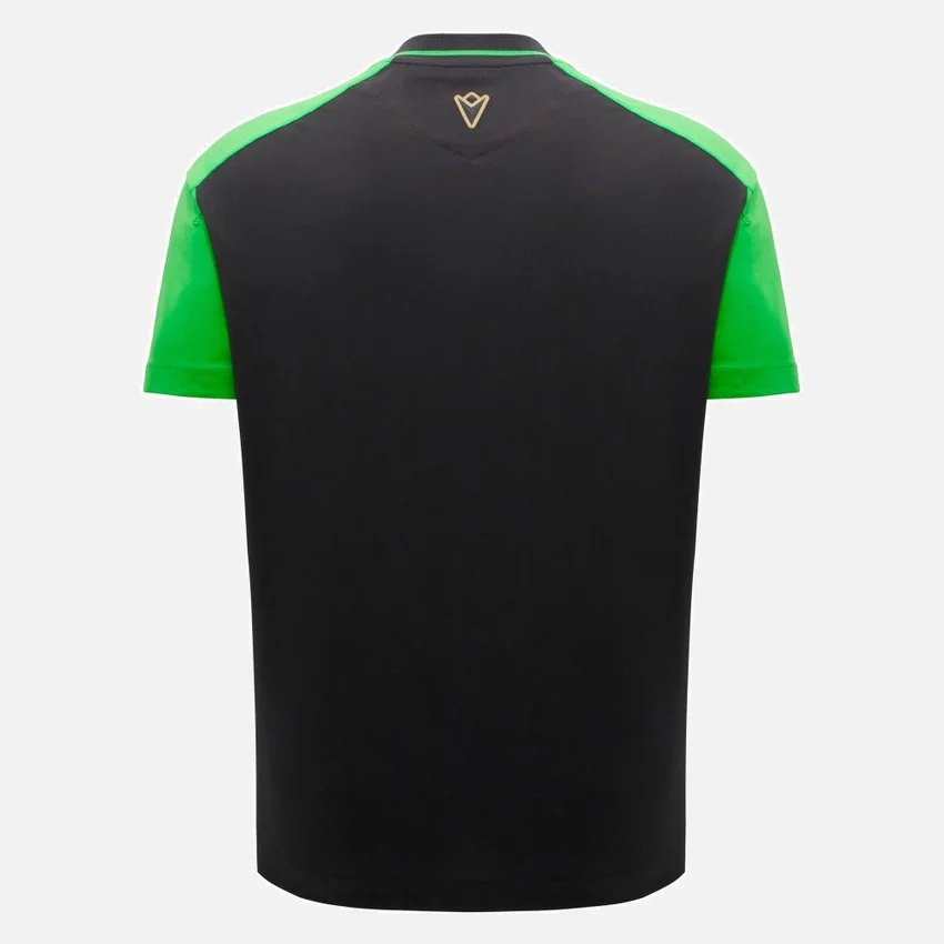 Automobili Lamborghini Squadra Corse Zwart sport-T-shirt voor heren Automobili Lamborghini Squadra Corse Zwart sport-T-shirt voor heren