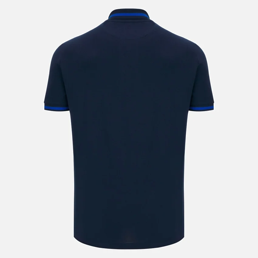 Auxerre 2025/26 Athleisure marineblauw reispoloshirt voor volwassenen Auxerre 2025/26 Athleisure marineblauw reispoloshirt voor volwassenen