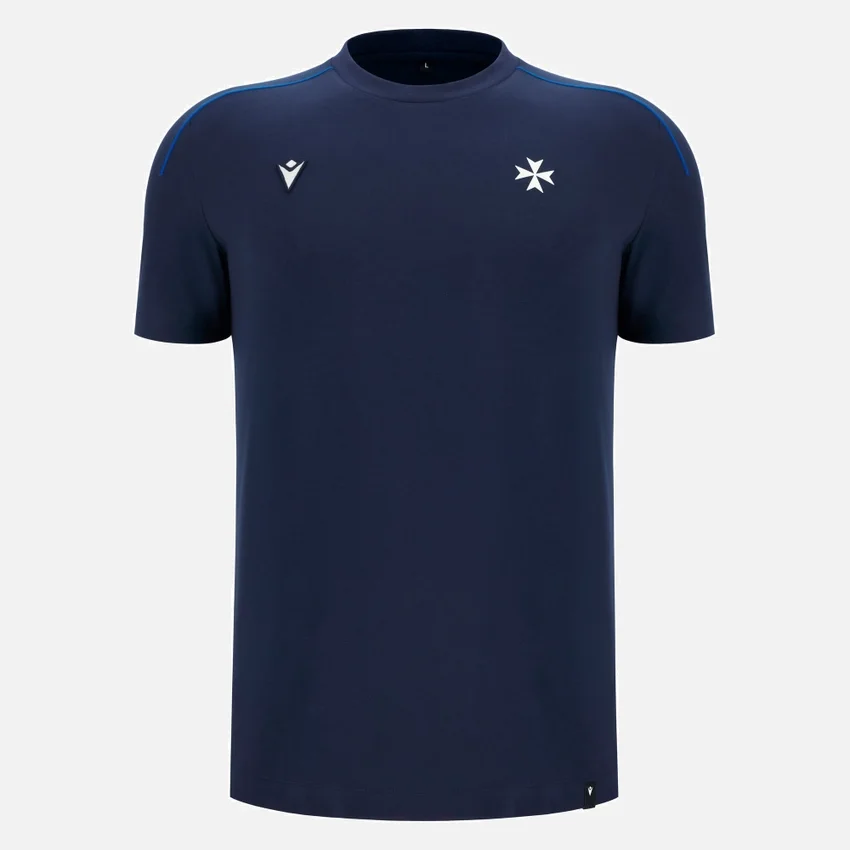 Auxerre 2025/26 Athleisure T-shirt voor volwassenen, marineblauw Auxerre 2025/26 Athleisure T-shirt voor volwassenen, marineblauw