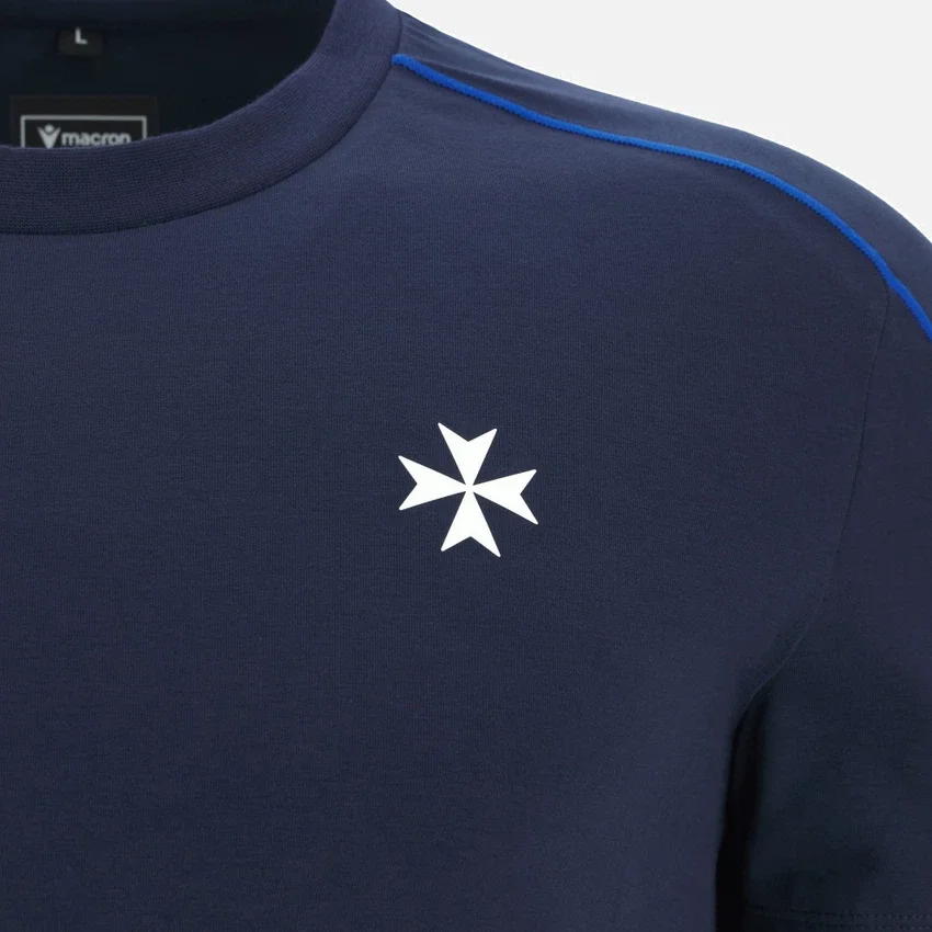 Auxerre 2025/26 Athleisure T-shirt voor volwassenen, marineblauw Auxerre 2025/26 Athleisure T-shirt voor volwassenen, marineblauw