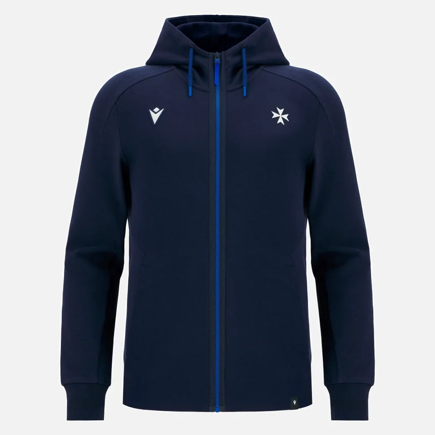 Auxerre 2025/26 Athleisure volwassenen full zip reistop Auxerre 2025/26 Athleisure volwassenen full zip reistop