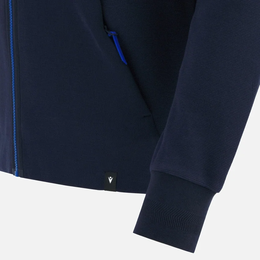 Auxerre 2025/26 Athleisure volwassenen full zip reistop Auxerre 2025/26 Athleisure volwassenen full zip reistop