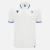Auxerre 2025/26 Athleisure Wit Poloshirt voor volwassenen Auxerre 2025/26 Athleisure Wit Poloshirt voor volwassenen