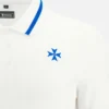 Auxerre 2025/26 Athleisure Wit Poloshirt voor volwassenen Auxerre 2025/26 Athleisure Wit Poloshirt voor volwassenen