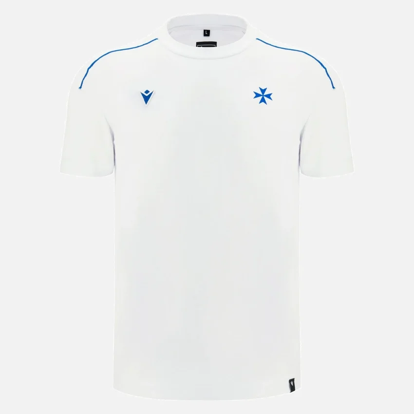 Auxerre 2025/26 Athleisure Wit Reist-T-shirt voor volwassenen Auxerre 2025/26 Athleisure Wit Reist-T-shirt voor volwassenen