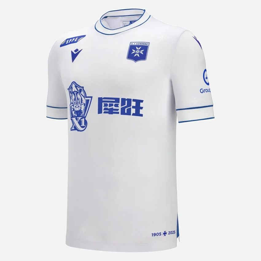 Auxerre 2025/26 Thuissportshirt voor volwassenen Auxerre 2025/26 Thuissportshirt voor volwassenen