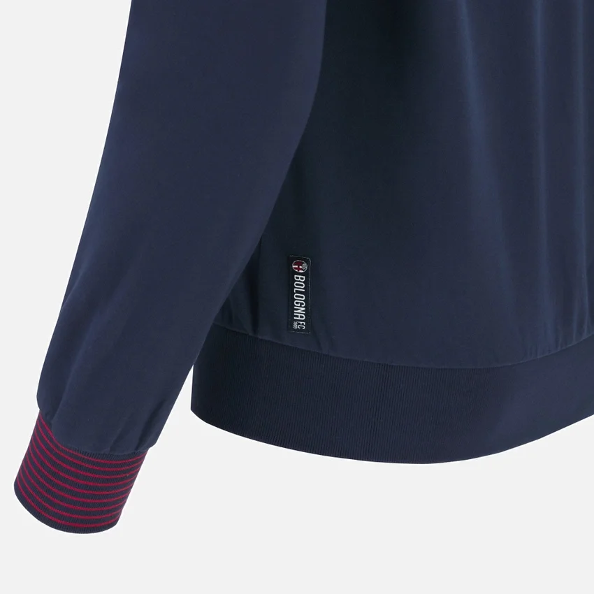 Bologna FC 1909 2025/26 Junior Fan Line Sweatshirt met volledige rits Bologna FC 1909 2025/26 Junior Fan Line Sweatshirt met volledige rits