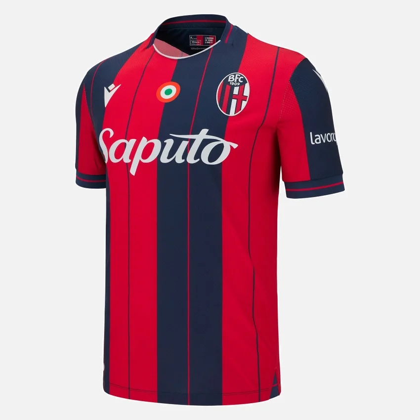 Bologna FC 1909 2025/26 Thuissportshirt voor volwassenen Bologna FC 1909 2025/26 Thuissportshirt voor volwassenen
