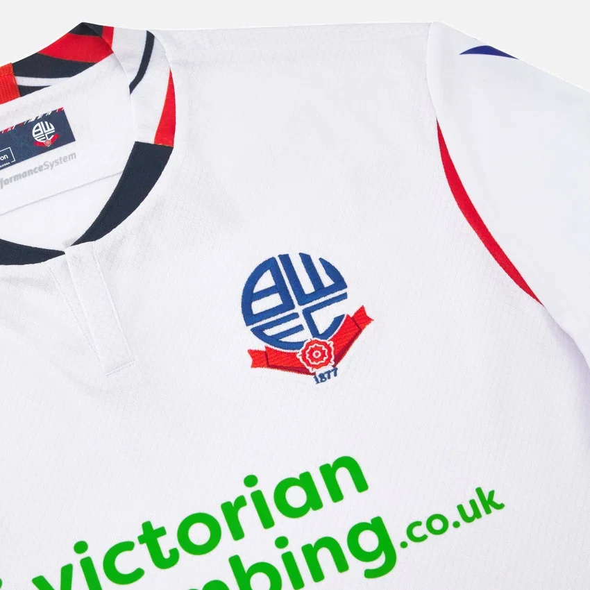 Bolton Wanderers FC 2025/26 Thuissportshirt voor volwassenen Bolton Wanderers FC 2025/26 Thuissportshirt voor volwassenen