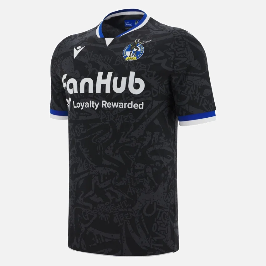 Bristol Rovers FC 2025/26 sportshirt voor volwassenen Bristol Rovers FC 2025/26 sportshirt voor volwassenen