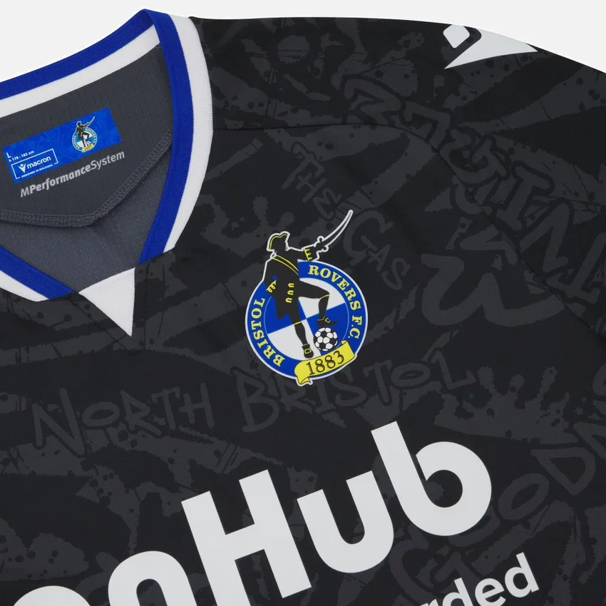 Bristol Rovers FC 2025/26 sportshirt voor volwassenen Bristol Rovers FC 2025/26 sportshirt voor volwassenen