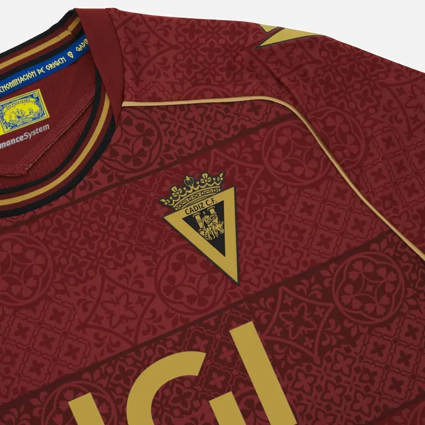 Cadiz CF 2025/26 uitwedstrijdsportshirt voor volwassenen Cadiz CF 2025/26 uitwedstrijdsportshirt voor volwassenen