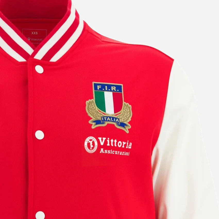 Capsule Garibaldi Italia Rugby 2025/26 Athleisure Anthem-jas voor kinderen Capsule Garibaldi Italia Rugby 2025/26 Athleisure Anthem-jas voor kinderen