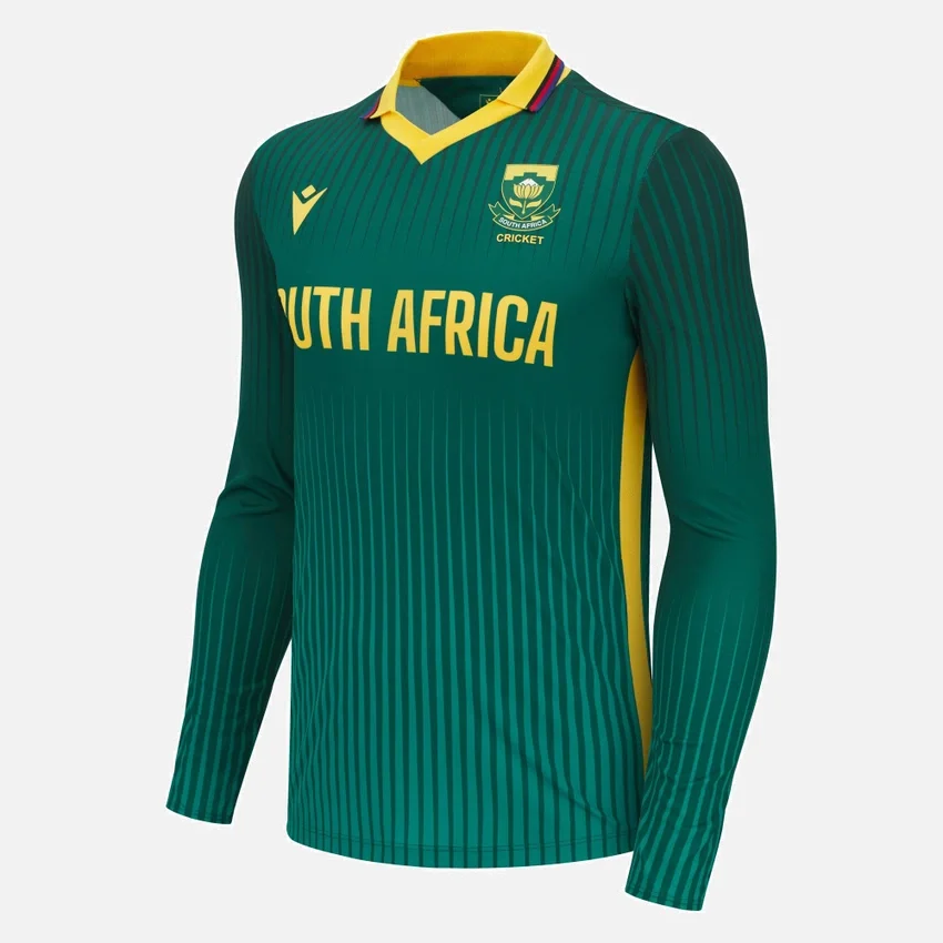 Cricket South Africa 2025/26 ODI-sportshirt met lange armstukken Cricket South Africa 2025/26 ODI-sportshirt met lange armstukken