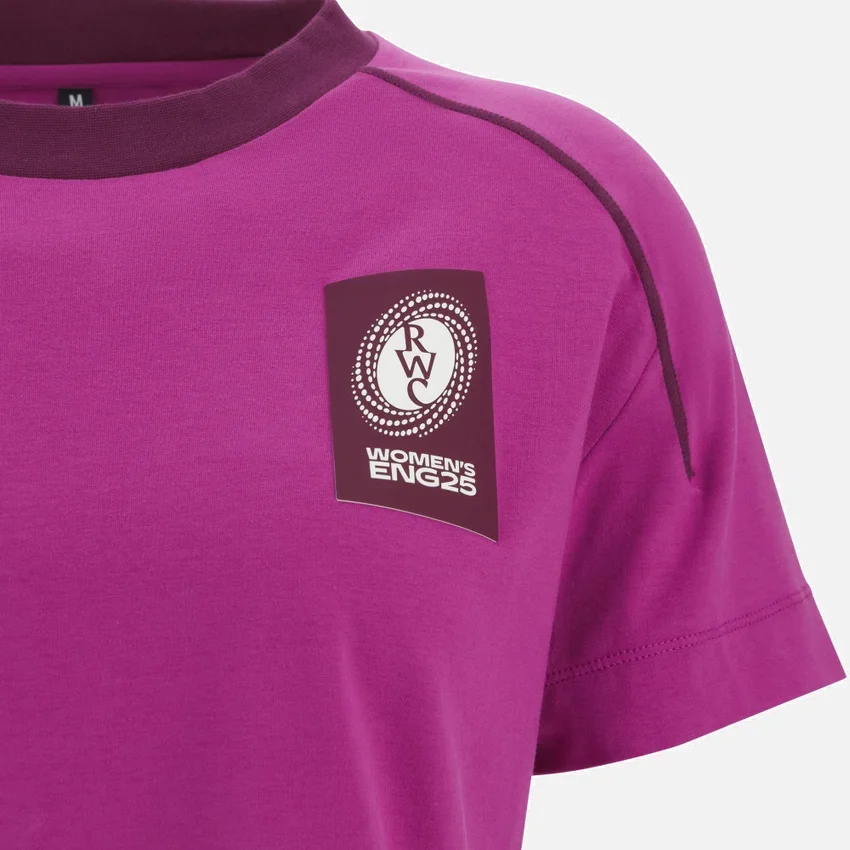 Dames Rugby World Cup 2025 Athleisure katoenen overhemd voor volwassenen Dames Rugby World Cup 2025 Athleisure katoenen overhemd voor volwassenen