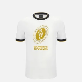 Dames Rugby World Cup 2025 Junior Fan Line katoen T-shirt