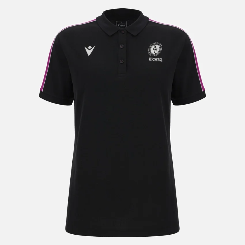 Damespoloshirts met strepen voor het Wereldkampioenschap Rugby 2025 Damespoloshirts met strepen voor het Wereldkampioenschap Rugby 2025