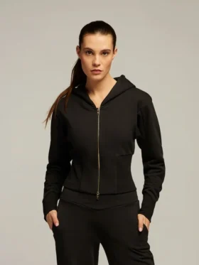Elo 02 Katoenen Hoodie met volledige rits Elo 02 Katoenen Hoodie met volledige rits